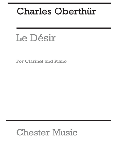 Le désir, op. 65 — Charles Oberthür