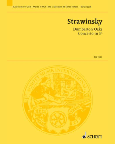 Concerto in E flat "Dumbarton Oaks" — 斯特拉文斯基