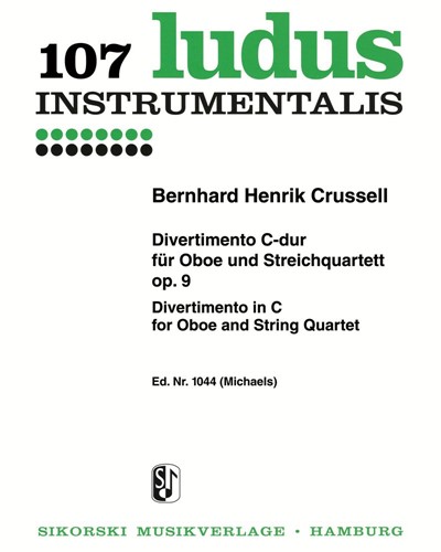 Divertimento in C major, op. 9 — Bernhard Crusell