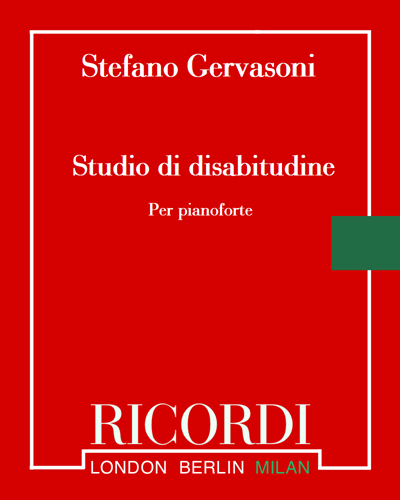 Studio di disabitudine — Stefano Gervasoni