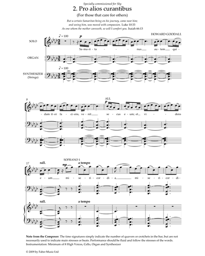 Pro Alios Curantibus — Howard Goodall