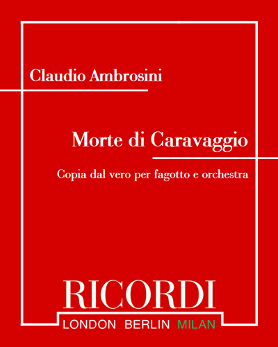 Morte di Caravaggio — Claudio Ambrosini
