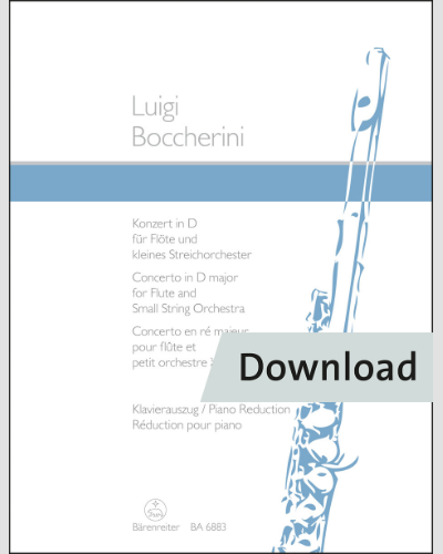 Concerto for Flute and Small String Orchestra in D major op. 27 — 博凯里尼