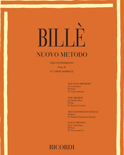 Nuovo metodo per contrabasso Vol. 5 — Isaia Billè