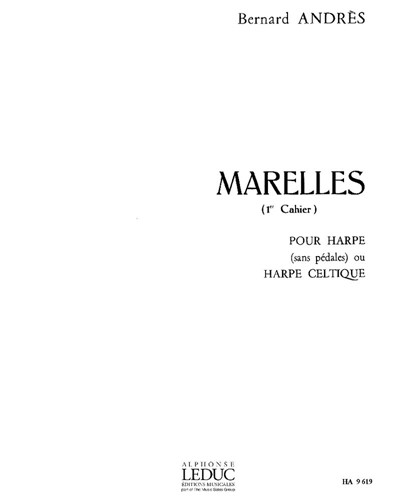 Marelles, 1st Book — Bernard Andrès