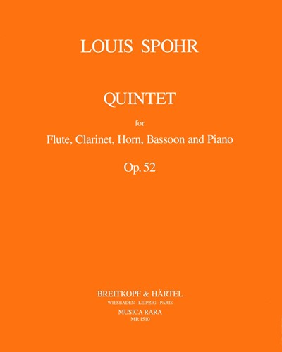 Quintet in C minor, op. 52 — 施波尔