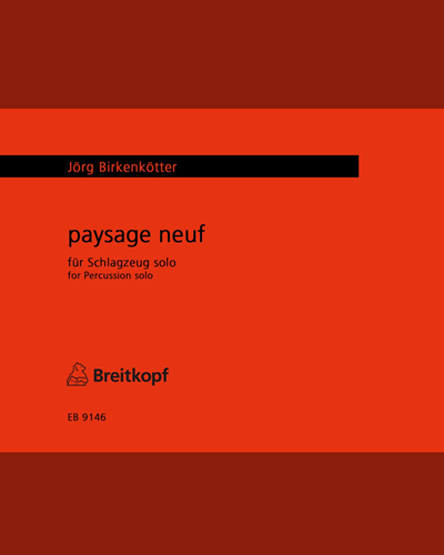 Paysage neuf — Jörg Birkenkötter