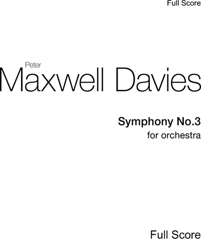 Symphony No. 3 — 马克斯韦尔·戴维斯