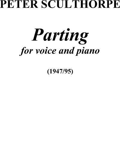 Parting — Heinrich Heine