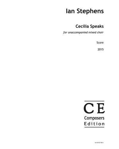 Cecilia Speaks — Ian Stephens