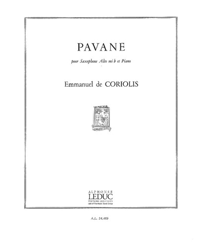 Pavane — Emmanuel De Coriolis