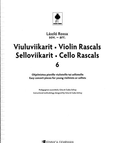 Colourstrings Cello ABC: Cello Rascals, Book 6 — László Rossa