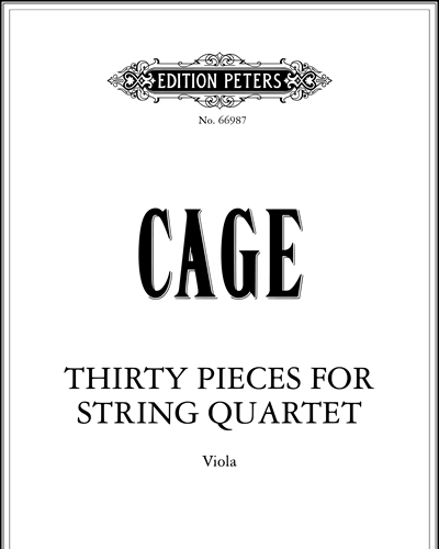 Thirty Pieces for String Quartet — 约翰·凯奇