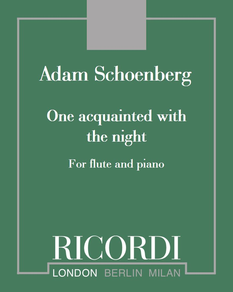 One acquainted with the night — Adam Schoenberg