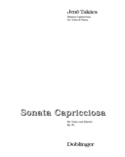 Sonata Capricciosa, op. 81 — Jenő Takács