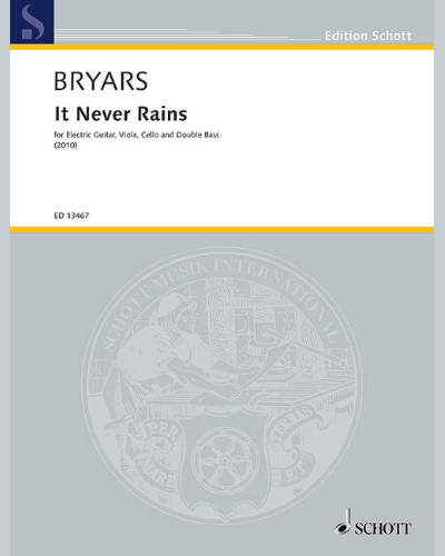 It Never Rains — 加文·布赖尔斯