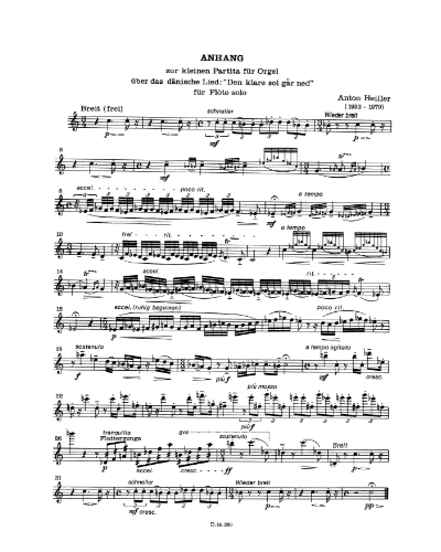 Small Partita — Anton Heiller