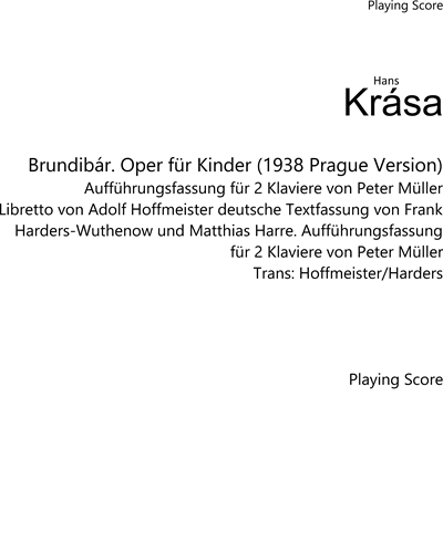 Brundibár [1938 Prague Version] — Hans Krása