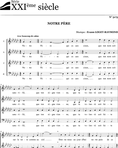 Notre Père - Loget — Evann Loget