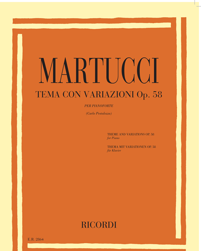 Tema con variazioni Op. 58 — 马尔图齐