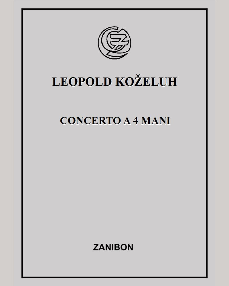 Concerto a 4 mani — Leopold Koželuh