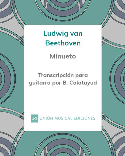 Minueto - Para guitarra — Ludwig van Beethoven