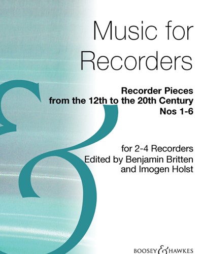 Recorder Pieces from the 12th to the 20th Century, Nos. 1-6 — Benjamin Britten