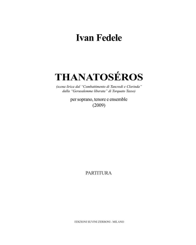Thanatoséros — Ivan Fedele