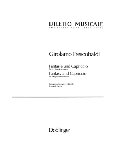 Fantasie und Capriccio — 弗雷斯科巴尔迪