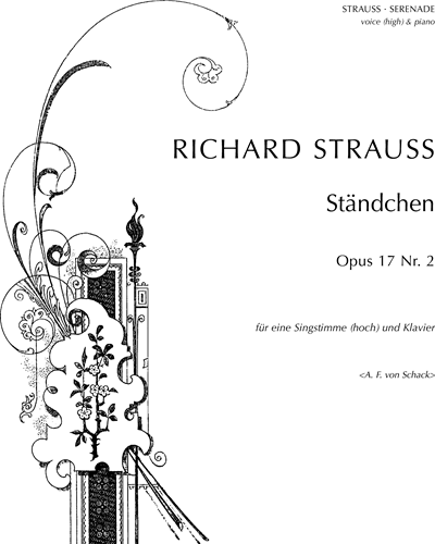 6 Songs, op. 17 No. 2 — 理查德·施特劳斯