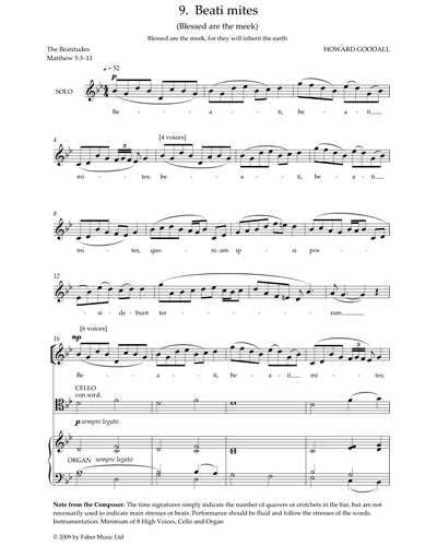 Beati Mites — Howard Goodall