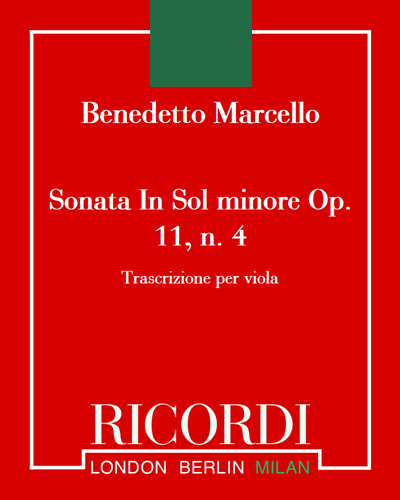 Sonata in Sol minore Op. 11, n. 4 — 马尔切洛