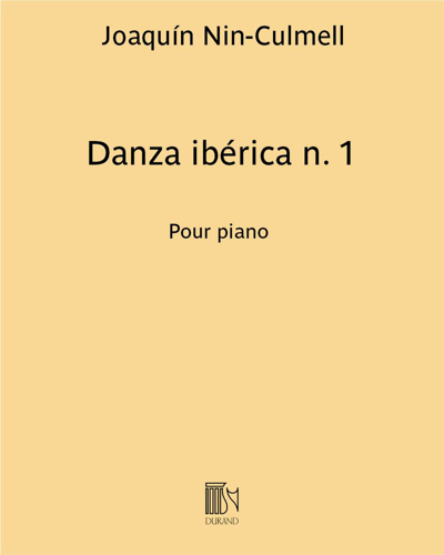 Danza ibérica No. 1 — Joaquín Nin-Culmell