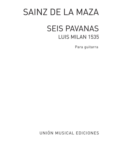 Seis Pavanas — Luis Milan