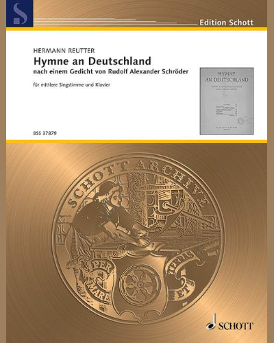 Hymne an Deutschland — Hermann Reutter