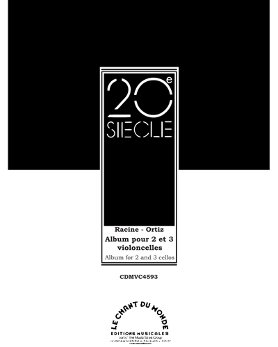 Album for 2 and 3 Cellos — Philippe Racine