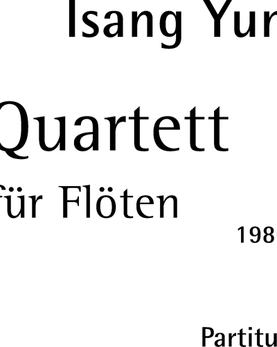 Quartet — 尹伊桑