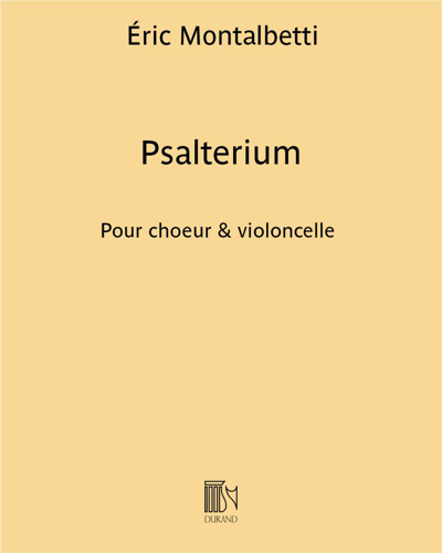 Psalterium — Éric Montalbetti