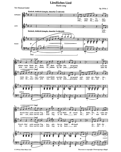 Landliches Lied — Emanuel Geibel