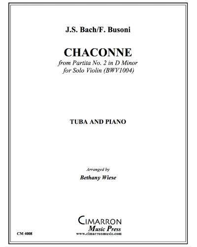 Chaconne (from 'Partita No. 2 in D minor, BWV 1004') — 巴赫