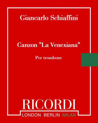 Canzon "La Venexiana" — Giancarlo Schiaffini