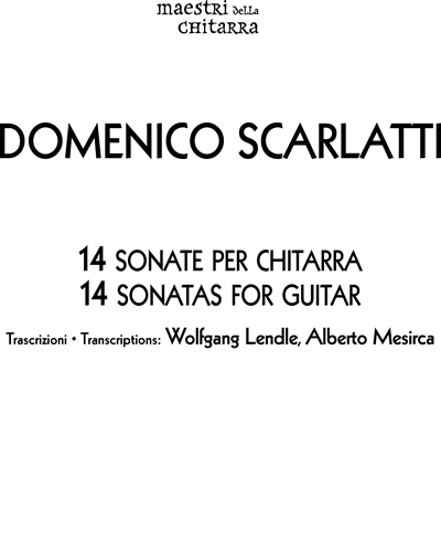 14 Sonate per chitarra — 斯卡拉蒂