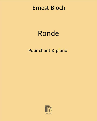 Ronde (from 'Historiettes au crépuscule') — Ernest Bloch