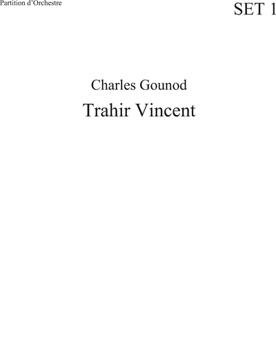 Trahir Vincent — 古诺