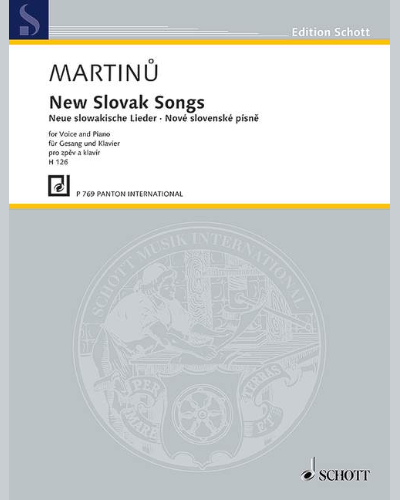 New Slovak Songs, op. 126 — Bohuslav Martinů
