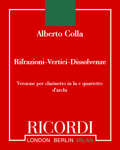 Rifrazioni-Vertici-Dissolvenze — Alberto Colla