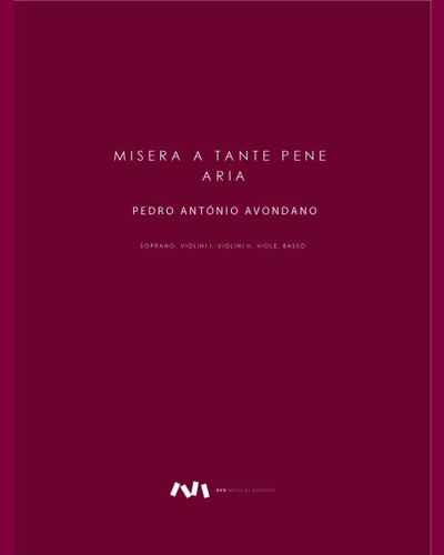 Misera a Tante Pene — Pedro António Avondano