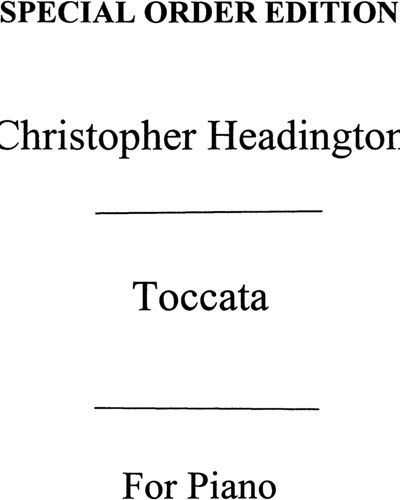 Toccata — Christopher Headington