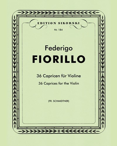 36 Capriccios — Federigo Fiorillo