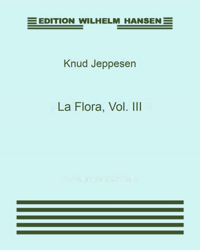 La Flora, Vol. III — Knud Jeppesen